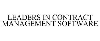 LEADERS IN CONTRACT MANAGEMENT SOFTWARE trademark