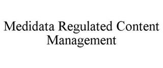 MEDIDATA REGULATED CONTENT MANAGEMENT trademark