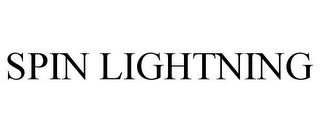 SPIN LIGHTNING trademark