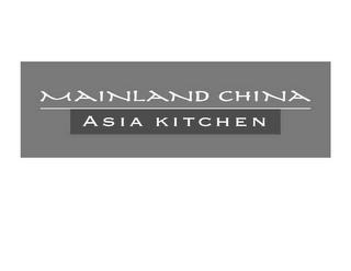 MAINLAND CHINA ASIA KITCHEN trademark