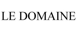 LE DOMAINE trademark