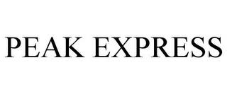 PEAK EXPRESS trademark