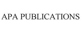 APA PUBLICATIONS trademark