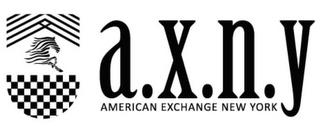 A.X.N.Y AMERICAN EXCHANGE NEW YORK trademark