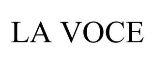 LA VOCE trademark