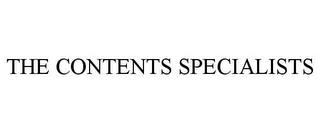 THE CONTENTS SPECIALISTS trademark