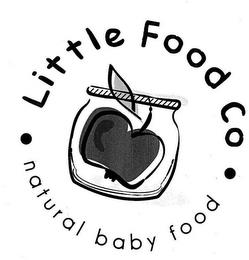 LITTLE FOOD CO · NATURAL BABY FOOD · trademark