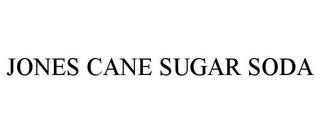 JONES CANE SUGAR SODA trademark