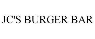 JC'S BURGER BAR trademark