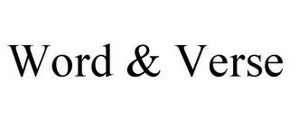 WORD & VERSE trademark