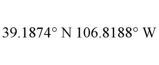 39.1874° N 106.8188° W trademark