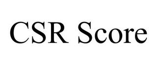 CSR SCORE trademark