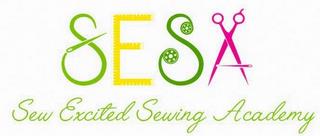 SESA SEW EXCITED SEWING ACADEMY trademark