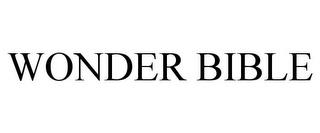 WONDER BIBLE trademark