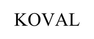 KOVAL trademark