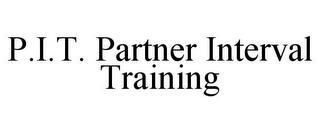 P.I.T. PARTNER INTERVAL TRAINING trademark