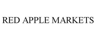 RED APPLE MARKETS trademark