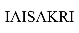 IAISAKRI trademark