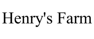 HENRY'S FARM trademark