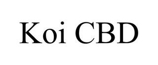 KOI CBD trademark