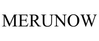 MERUNOW trademark