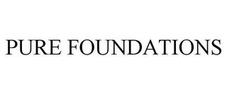 PURE FOUNDATIONS trademark