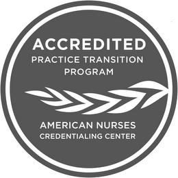 ACCREDITED PRACTICE TRANSITION PROGRAM AMERICAN NURSES CREDENTIALING CENTER trademark