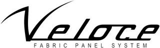 VELOCE FABRIC PANEL SYSTEM trademark