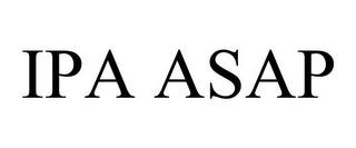 IPA ASAP trademark