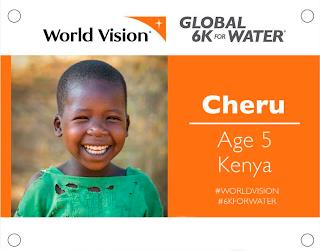 WORLD VISION GLOBAL 6K FOR WATER CHERU AGE 5 KENYA #WORLDVISION #6KFORWATER trademark