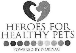 HEROES FOR HEALTHY PETS POWERED BY NOBIVAC trademark