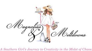 MAGNOLIAS & MELTDOWNS A SOUTHERN GIRL'SJOURNEY TO CREATIVITY IN THE MIDST OF CHAOS. trademark