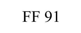 FF 91 trademark