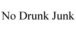 NO DRUNK JUNK trademark