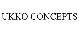 UKKO CONCEPTS trademark