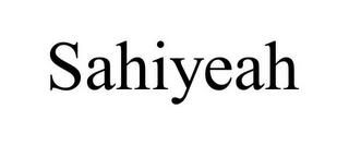 SAHIYEAH trademark