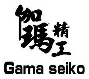 GAMA SEIKO trademark