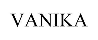 VANIKA trademark