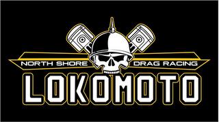 NORTH SHORE DRAG RACING LOKOMOTO trademark