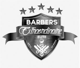 BARBERS EXTRAORDINAIRE B.B.T.B ELITE EST.MMXVI trademark