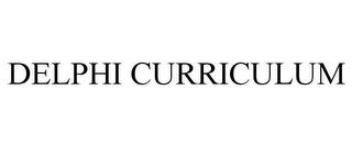 DELPHI CURRICULUM trademark