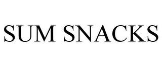 SUM SNACKS trademark