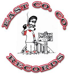 EAST CO. CO. RECORDS WELCOME TO ANTIOCH POP. ELEV. trademark