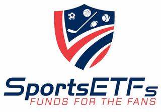 SPORTSETFS FUNDS FOR THE FANS trademark