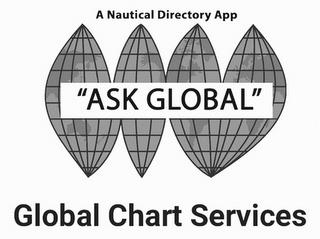 A NAUTICAL DIRECTORY APP "ASK GLOABL" GLOBAL CHART SERVICES trademark