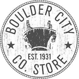 BOULDER CITY CO. STORE EST. 1931 trademark