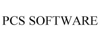 PCS SOFTWARE trademark