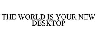 THE WORLD IS YOUR NEW DESKTOP trademark