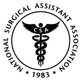 NATIONAL SURGICAL ASSISTANT ASSOCIATION · 1983 · CSA trademark