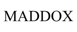 MADDOX trademark